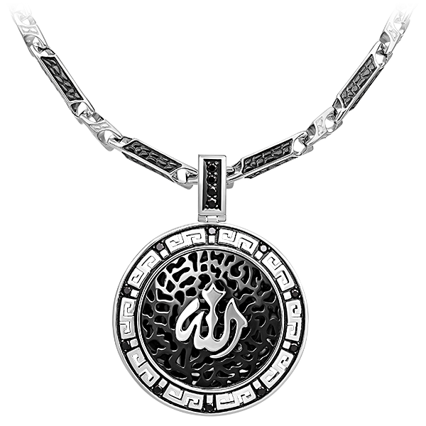 Подвес, белое золото