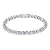 Браслет с бриллиантами, белое золото