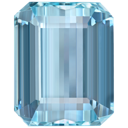 Аквамарин, Изумрудная огранка, 21,45 ct 1