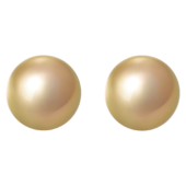 Сет из двух жемчужин Южных морей, d.14,8-14,9мм