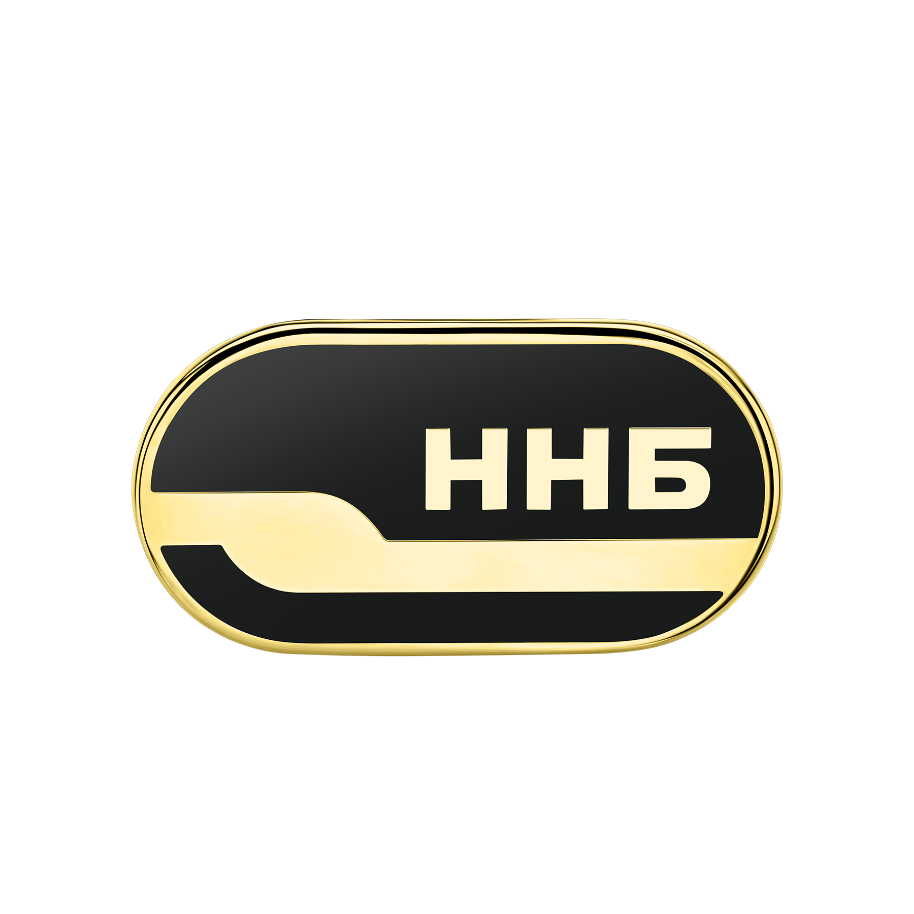 Нагрудный знак из жёлтого золота, н.керамика