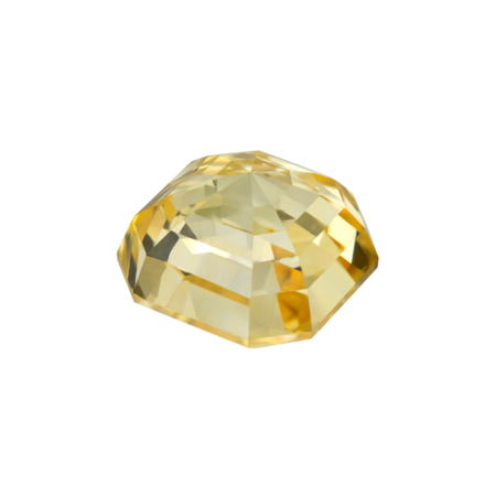 Жёлтый сапфир, SRI LANKA, UNHEATED, Октагон, 7,28ct 2