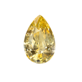 Жёлтый сапфир, SRI LANKA, UNHEATED, Груша, 7,73ct