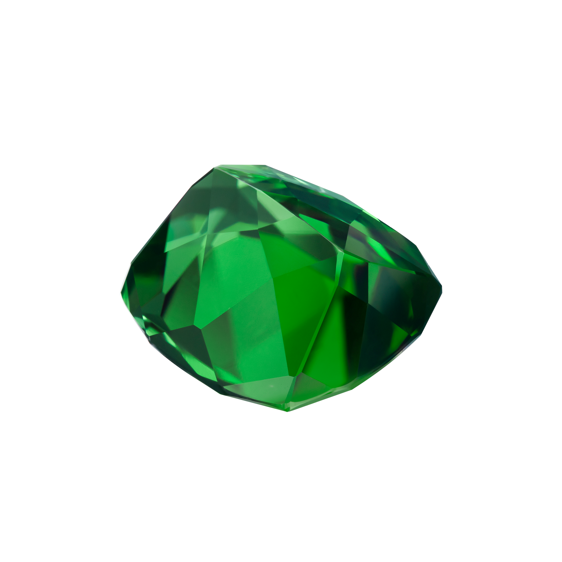 Верделит кушон, 5,75ct 10,80*10,80мм
