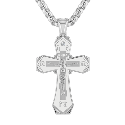 Подвес с бриллиантом, белое золото, н.керамика