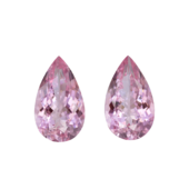 Сет из двух морганитов, Груша, 2-14,48ct