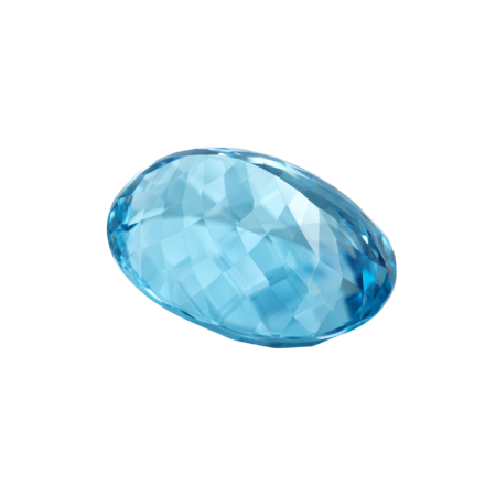 Аквамарин, Овал, 7,99 ct 2