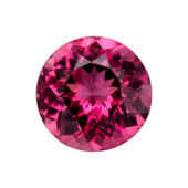 Турмалин Рубеллит, Круг, 8,74ct