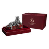 Настольная скульптура «Тигр с тигрёнком»