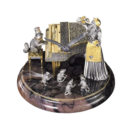 Скульптура Баба Яга композиция для бренда BY