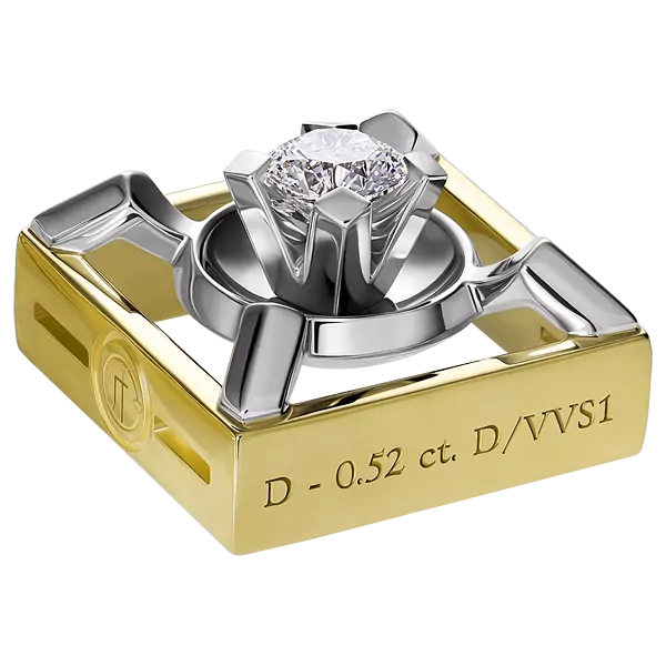 Ювелирный бокс с бриллиантом