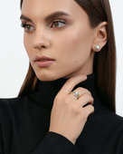 Кольцо с бриллиантами, желтое золото