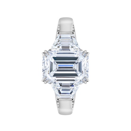 Кольцо с бриллиантами, белое золото 3