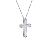 Колье с бриллиантами, белое золото