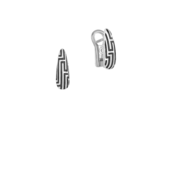 Серьги с рубинами, белое золото, н.керамика