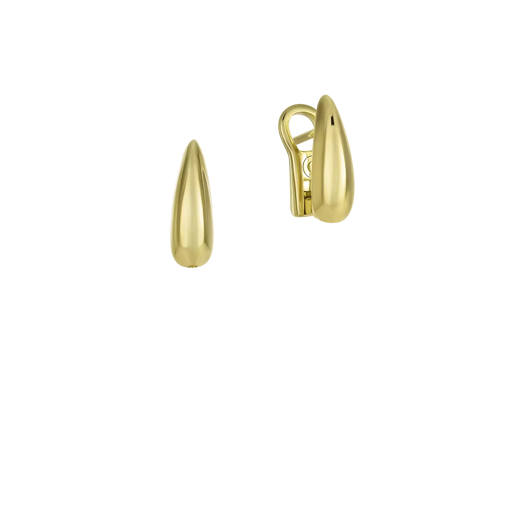 Серьги с рубинами, жёлтое золото, н.керамика