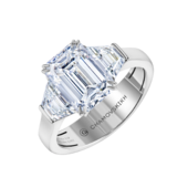 Кольцо с бриллиантами, белое золото