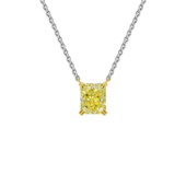 Колье с бриллиантами, белое золото