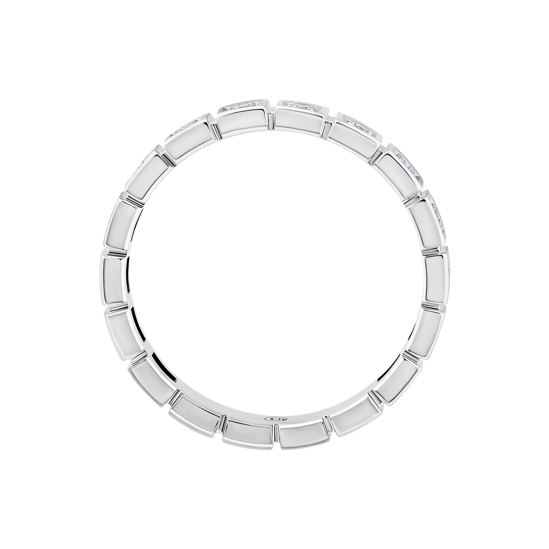 Кольцо с бриллиантами, белое золото