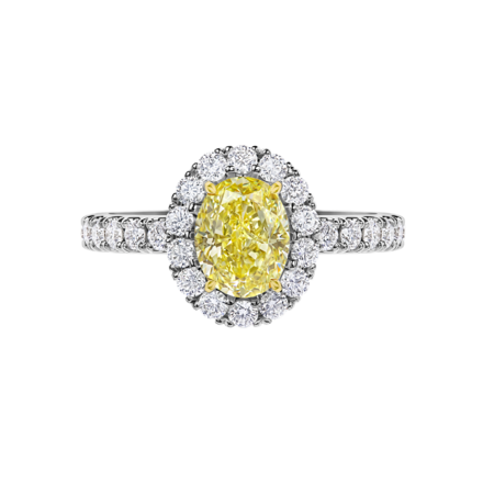 Кольцо с бриллиантами, белое золото 2