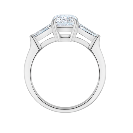 Кольцо с бриллиантами, белое золото 3