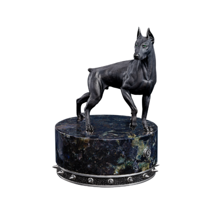 Настольная скульптура «Доберман»