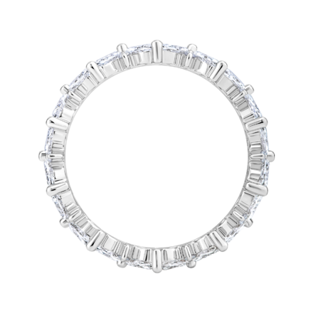 Обручальное кольцо с бриллиантами, белое золото 3