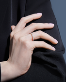 Кольцо с бриллиантами, белое золото