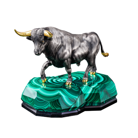 Настольная скульптура «Бык»
