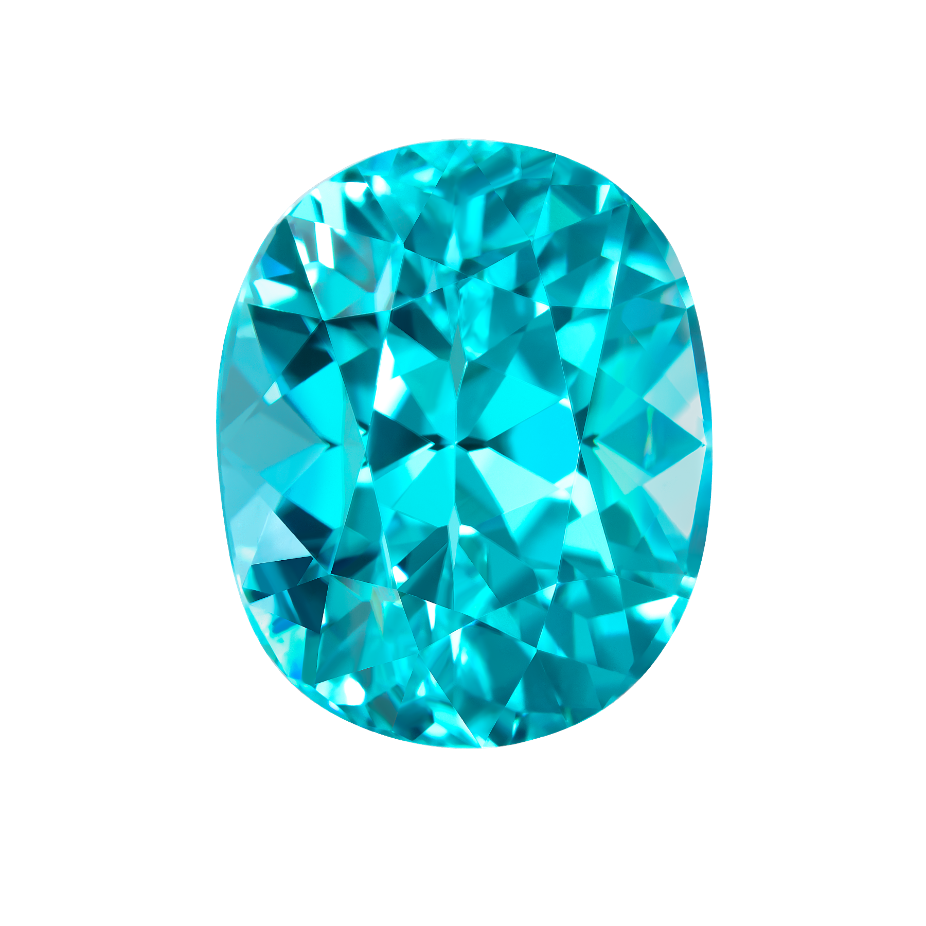 Турмалин Параиба, Овал, 13,2 ct