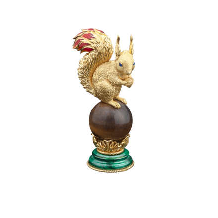 Настольная скульптура «Белка»